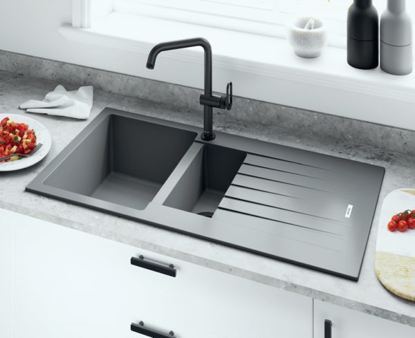 Clearwater Tivoli 1.5 bowl and drainer - Croma