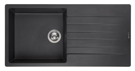 Reginox Harlem 10 Black Silvery Composite Sink