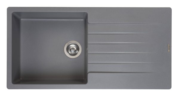 Reginox Harlem 10 Grey Silvery Composite Sink